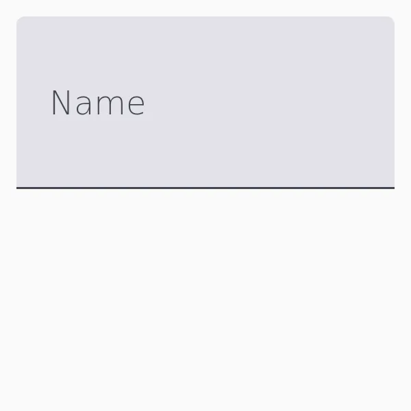 TextField example